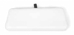Show details for Seat bottom assembly, white Picture of Seat bottom assembly, white