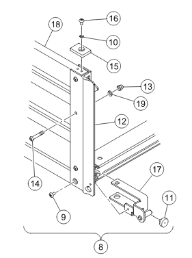 Picture of Weldment, pivot, tailgate, lh