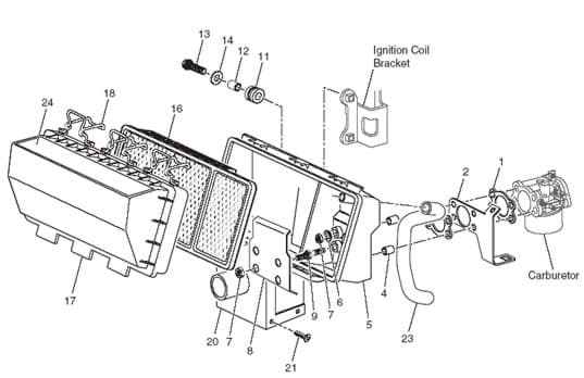 Picture of Cover, air filter (STA)