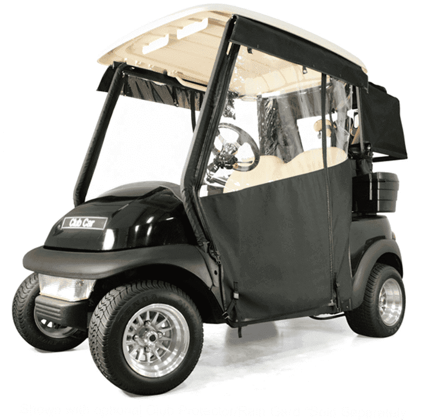 Picture of 3-sided track style enclosure, Black 