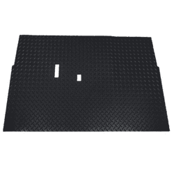 Picture of Faux diamond plate floor mat, black