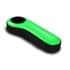 Picture of Two-Tone Arm Rest - Black/Green, Picture 1